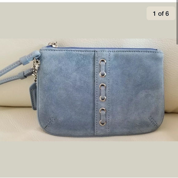Coach Handbags - New suede coach wristlet